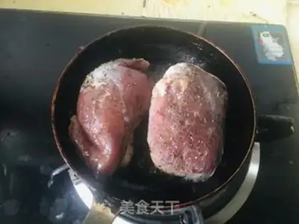 Make Fried duck step 1