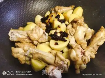 Make Potato chicken leg step 6