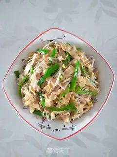 Make Dry tofu pepper sprouts step 4