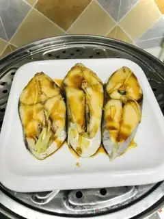 Make Steamed horsefish step 5