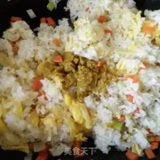 Make Carrot curry rice step 5
