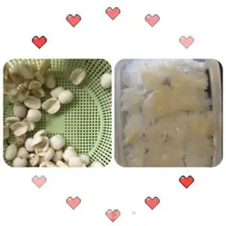 Make Lotus silver ear soup step 0