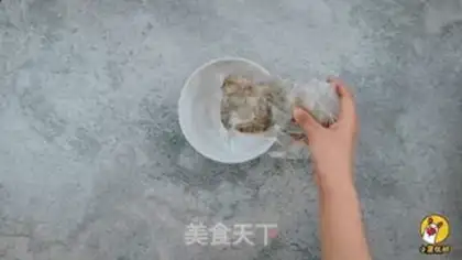 Make Shrimp congee step 2