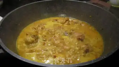Make Curry chicken leg step 6