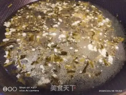 Make Squeeze meat and rice powder step 5