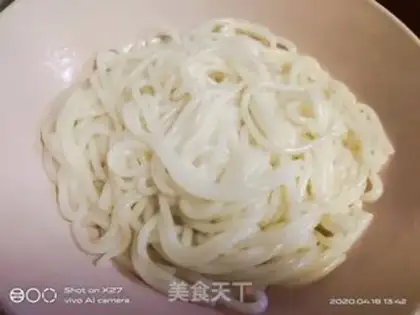 Make Squeeze meat and rice powder step 7