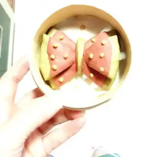 Make Butterfly buns step 7