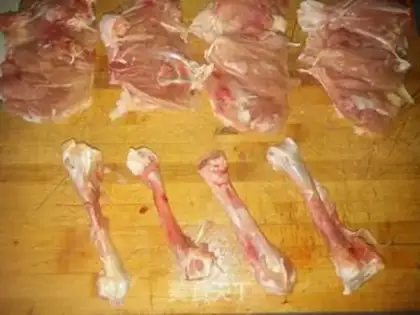 Make Frozen chicken step 1