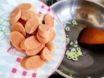 Make Sieg-chul fried ham step 3