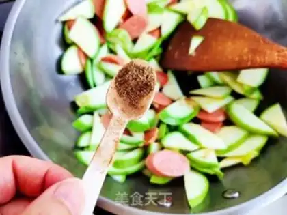 Make Sieg-chul fried ham step 5