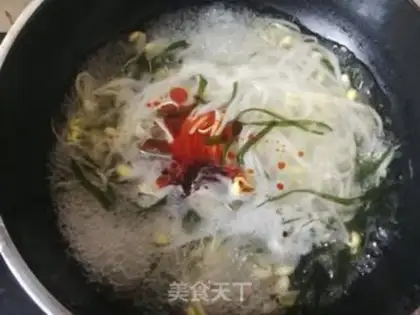 Make Thousands of hot rice powders in the sea belt step 9