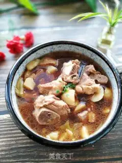 Make Pork-legged potato stew step 11