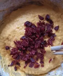 Make Pumpkin cranberry step 4