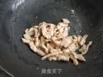 Make Celery fried meat step 5