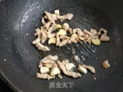 Make Celery fried meat step 6