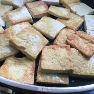 Make Spicy old tofu step 5