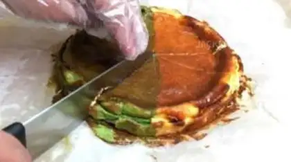 Make Basque cheesecake step 14