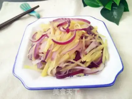 Make Onion fried potatoes step 5