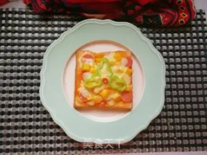 Make Ham sausage mango pizza step 13
