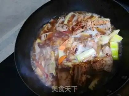 Make The chicken wings of the chopsticks step 7