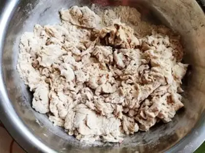 Make The whole wheat bun step 1