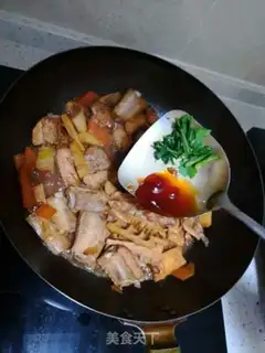 Make The chicken wings of the chopsticks step 8