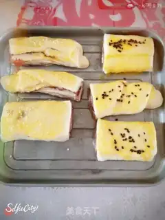 Make Cream bean rolls step 2