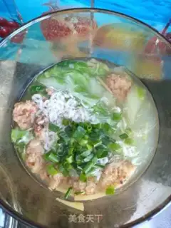 Make Soumaru cabbage fan soup step 8