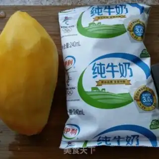 Make Mango milk step 0