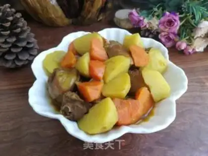 Make Curry potato chicken step 7