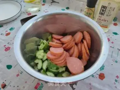 Make Cucumber sausage step 2