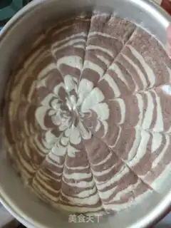 Make Ten inches of zebra gill cake step 25