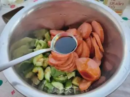 Make Cucumber sausage step 4