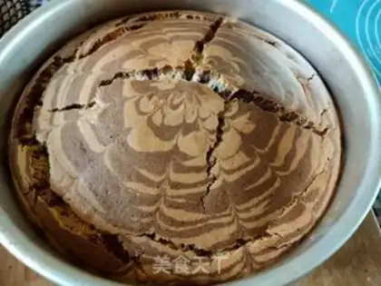 Make Ten inches of zebra gill cake step 29