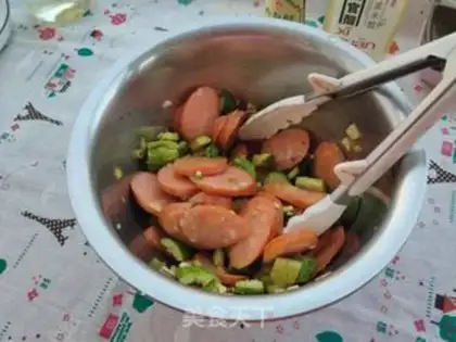 Make Cucumber sausage step 6