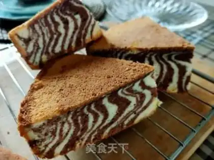 Make Ten inches of zebra gill cake step 33