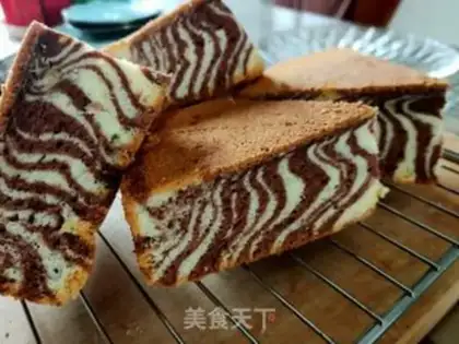 Make Ten inches of zebra gill cake step 36