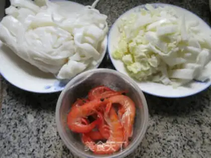 Make Sweet shrimp and cabbage step 0
