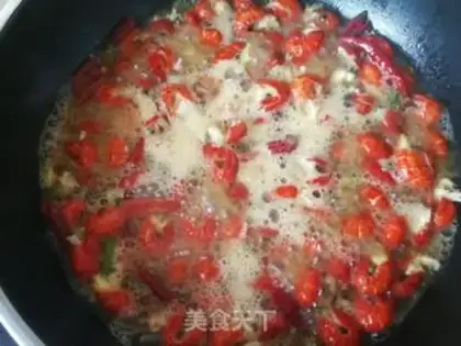 Make Spicy beer, lobster tail step 7