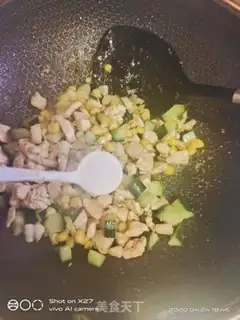 Make Chicken and corn cucumber step 10
