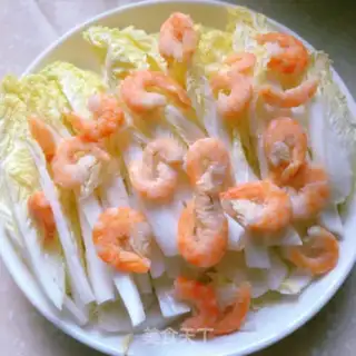 Make Shrimp dry ham steaming doll food step 2