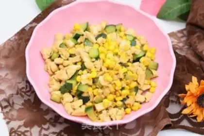 Make Chicken and corn cucumber step 17