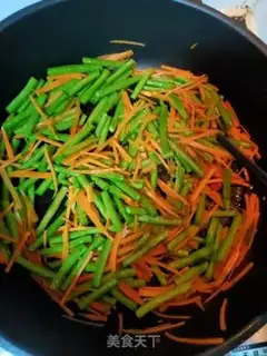 Make Beans and carrots step 2