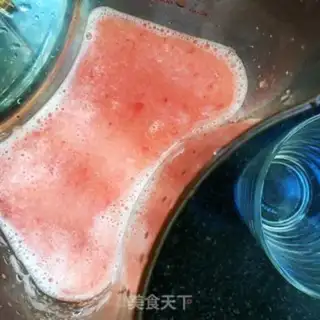 Make Fresh strawberry pear juice step 6