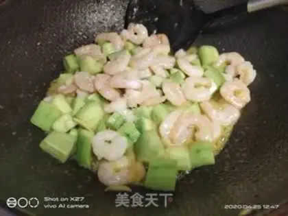 Make cucumber shrimp step 6