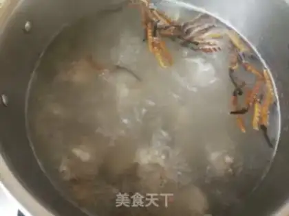 Make Worm grass and bouquet soup step 8