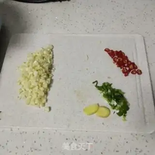Make Garlic fan doll shrimp step 3
