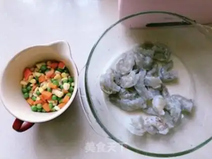 Make Quinoa shrimp tommelon step 0