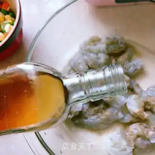 Make Quinoa shrimp tommelon step 2