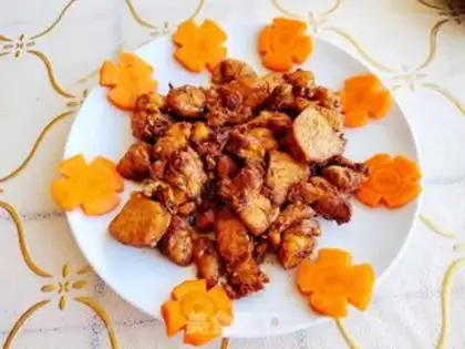 Make Fried chicken chest step 6